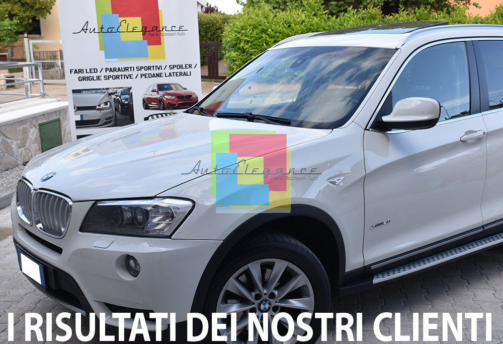 M DESIGN SIDE STEPS FOR BMW X3 F25 2010+ NON-SLIP DOOR SILLS M LOOK