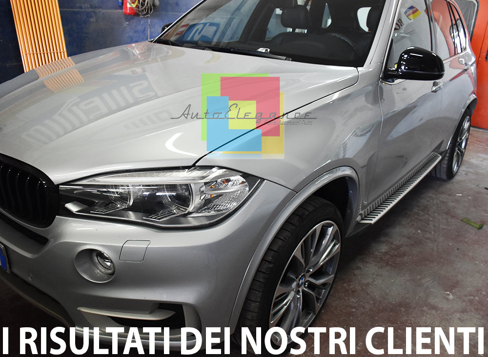 ALUMINUM / ABS SIDE STEPS FOR BMW X5 F15 2013 ONWARDS .-1