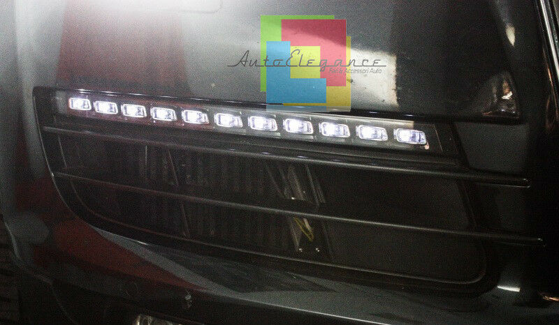 AUDI Q7 4L 2009+ LIFT LUCI DIURNE DRL LED CON FUNZIONE FRECCE LED DAYTIME .- AUTOELEGANCERICAMBI