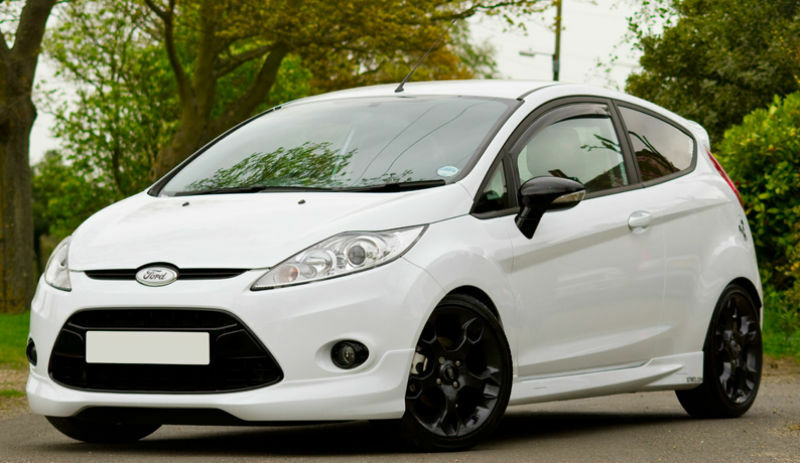 SPOILER SOTTO PORTA FORD FIESTA MK7 2008 - 2015 MINIGONNE LATERALI LOOK S / ST