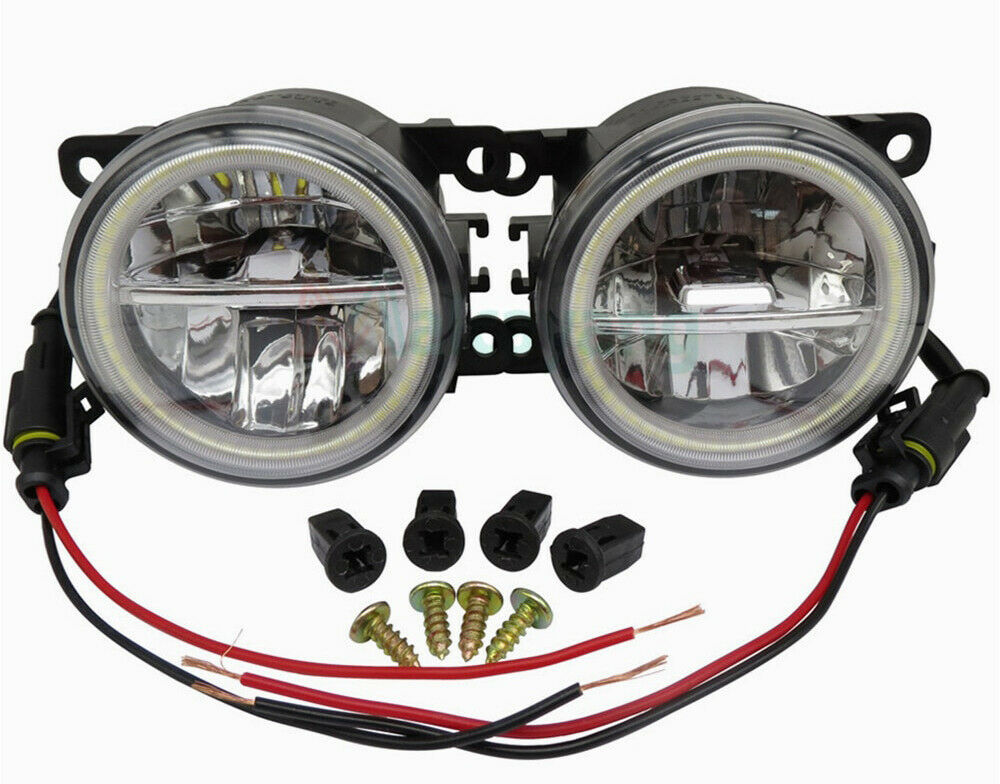 CITROEN C3 C4 C5 C-CROSSER DS4 COPPIA FENDINEBBIA DIURNE ANGEL EYES LED - AUTOELEGANCERICAMBI