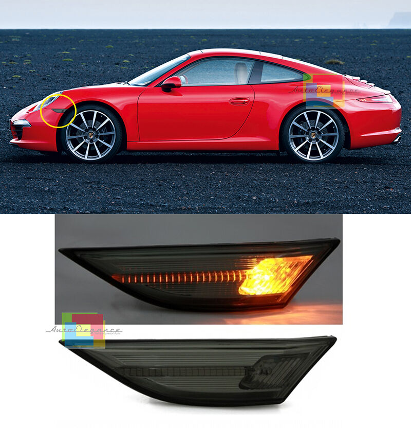PORSCHE 911 991 CARRERA 2011-2015 FRECCE LATERALI DESIGN FUME INDICATORI