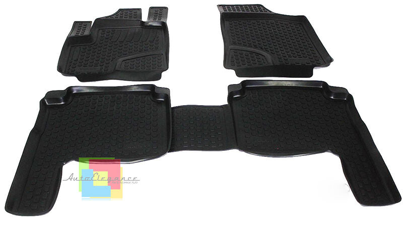 HYUNDAI SANTA FE 2006-2012 SET TAPPETINI AUTO IN GOMMA - TAPPETI TOP QUALITA -1