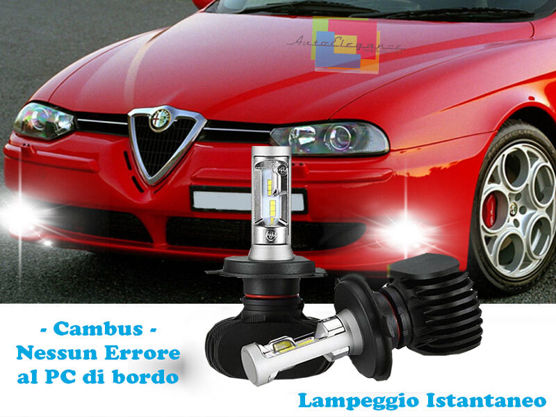 LAMPADE FENDINEBBIA LAMPEGGIO ISTANTANEO A LED ALFA ROMEO 156 97-05 6000K