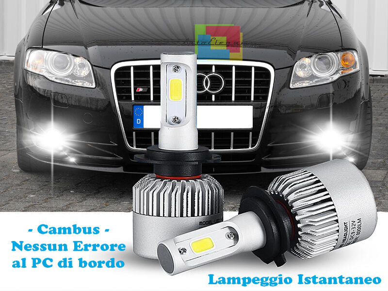 LAMPADE FENDINEBBIA A LED AUDI A4 B7 04-07 CAMBUS BIANCO GHIACCIO