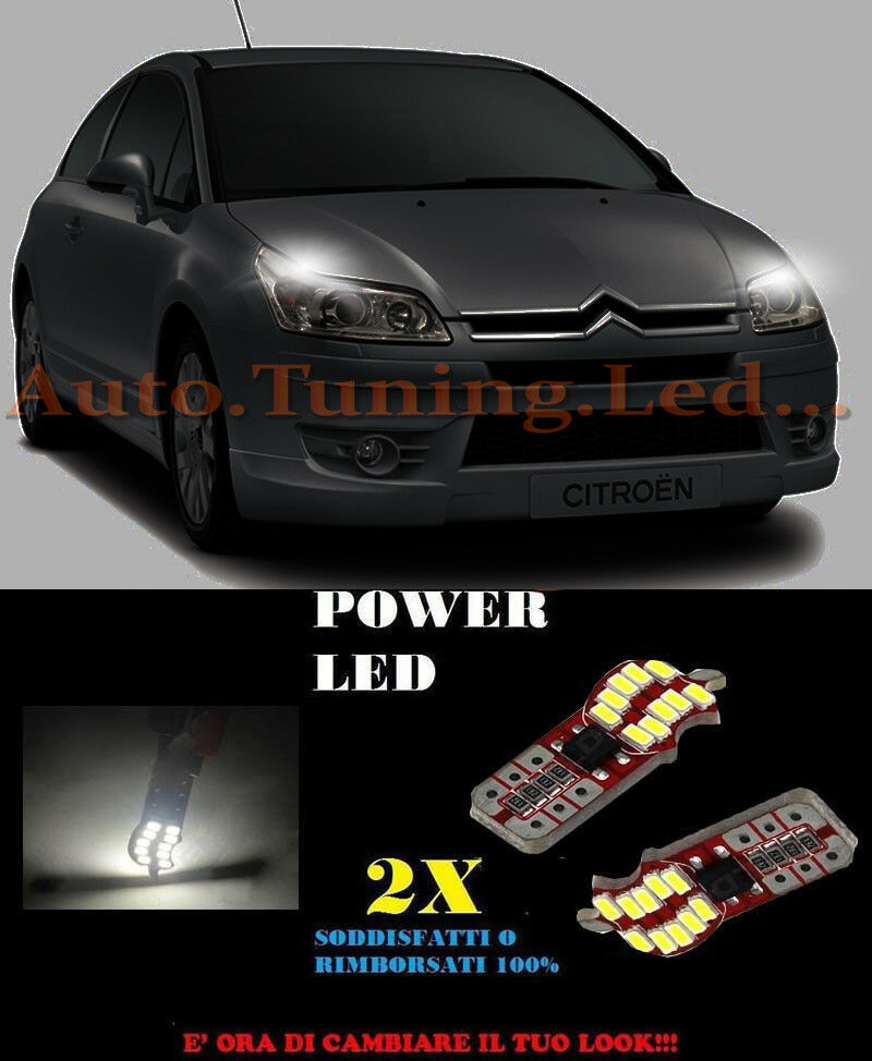 POSITION LIGHTS CITROEN C4 2004-2010 CANBUS T10 WHITE 20 LED SUPER QUALITY