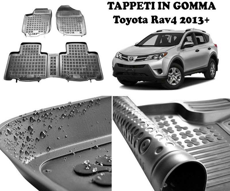 Toyota Rav4 2013 ONWARDS RUBBER CAR MATS - TOP QUALITY MATS -1-
