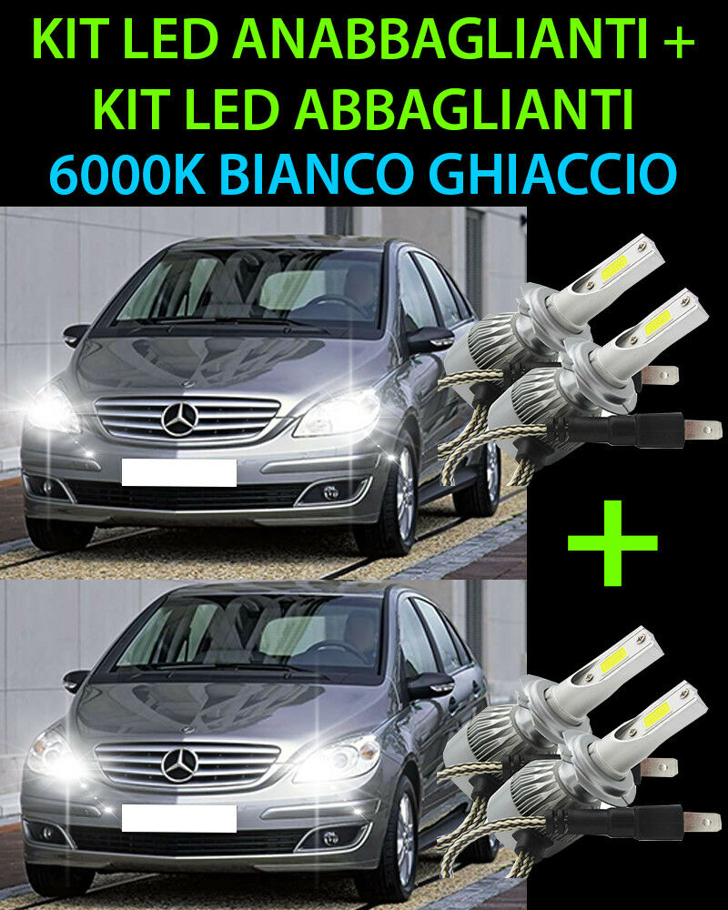 LED HIGH & LOW BEAM LAMP KIT FOR MERCEDES B CLASS W245 05-11
