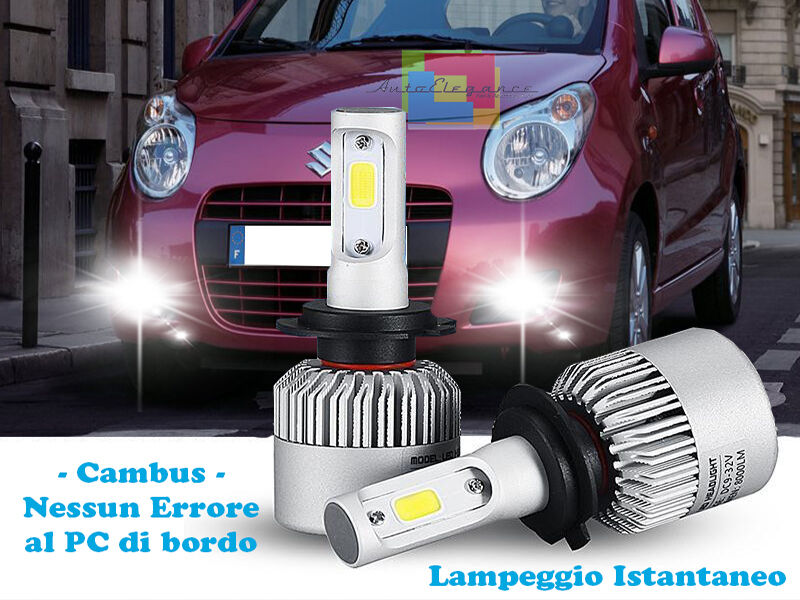 LAMPADE FENDINEBBIA A LED SUZUKI ALTO 2009+ CAMBUS BIANCO GHIACCIO