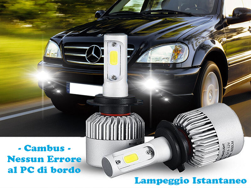 CREE LED FOG LIGHTS MERCEDES M W163 01-05 CAMBUS ICE WHITE