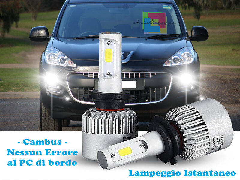 CREE LED FOG LIGHTS PEUGEOT 4007 CAMBUS ICE WHITE