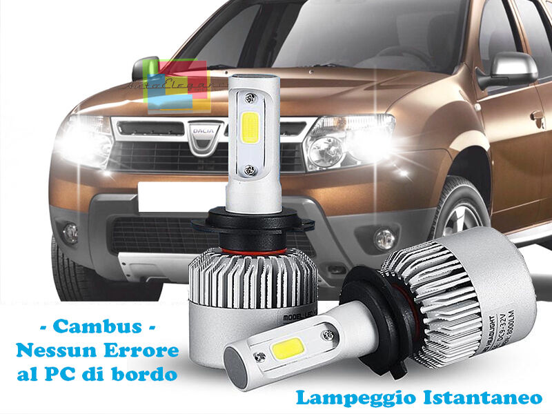 LAMPADE ANABBAGLIANTI LED DACIA DUSTER 2010+ ISTANTANEO 6000K CREE