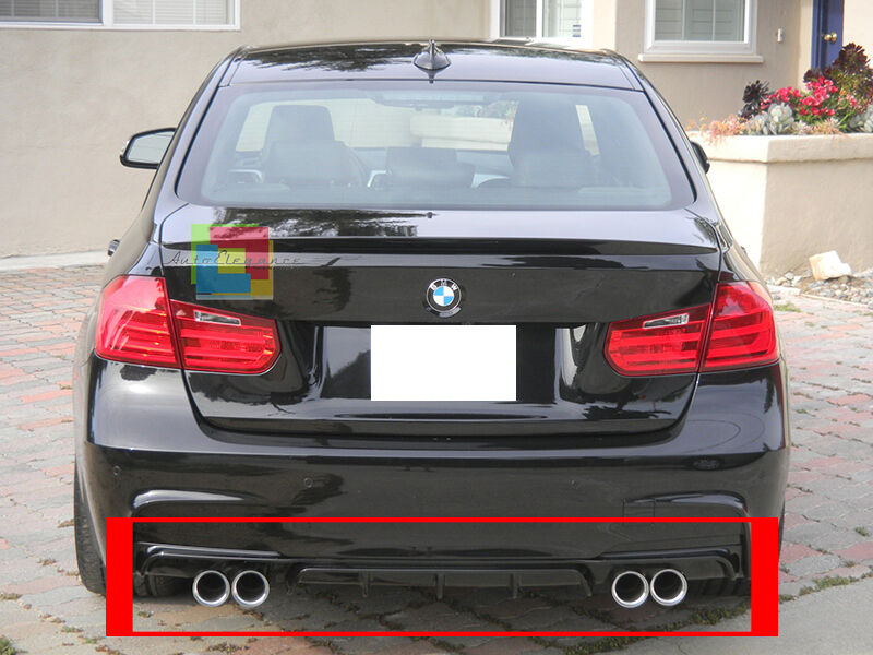 BMW SERIE 3 F30 DIFFUSORE POSTERIORE M PERFORMANCE USCITA DESTRA + SINISTRA AUTOELEGANCERICAMBI