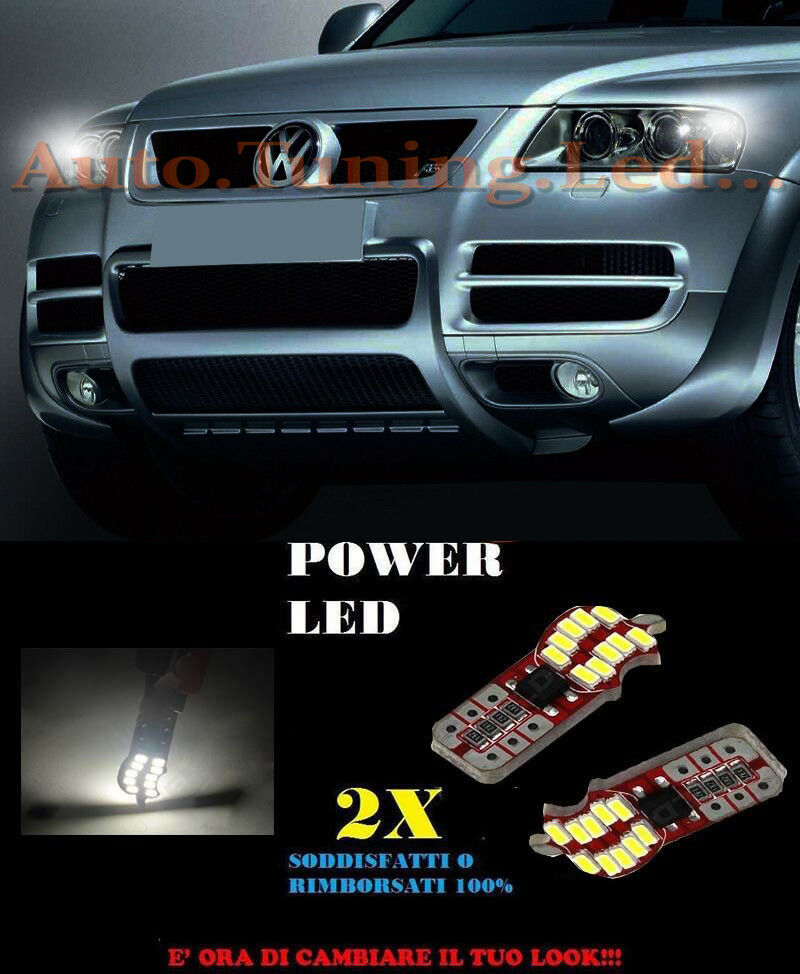 POSITION LIGHTS VW TOUAREG 2002-2010 T10 WHITE 20 LED SUPER QUALITY
