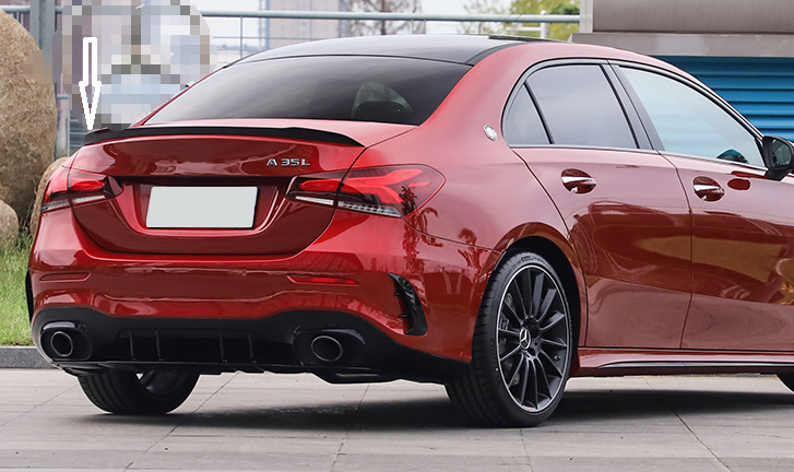 REAR HOOD SPOILER MERCEDES A-CLASS W177 200L A200 A180 FROM 2019 ONWARDS