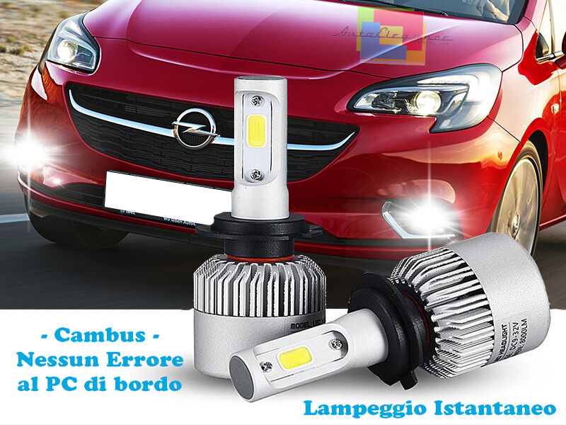 LAMPADE FENDINEBBIA A LED OPEL CORSA E 2014+ CAMBUS BIANCO GHIACCIO CREE