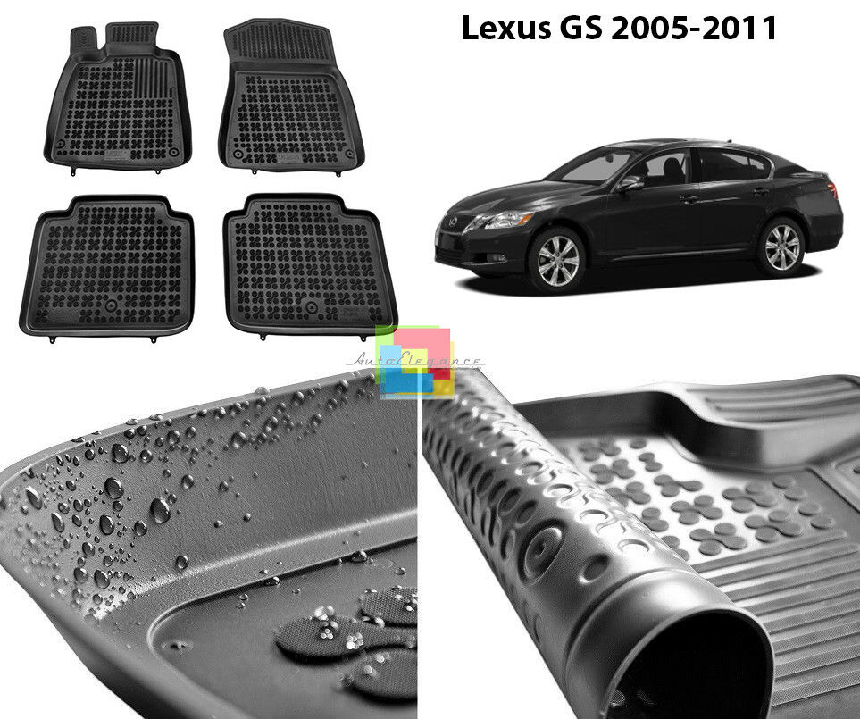 LEXUS GS 2005-2011 TAPPETINI AUTO IN GOMMA - TAPPETI TOP QUALITA -1
