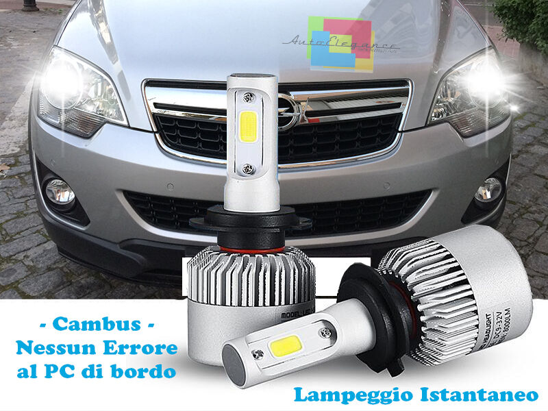 LED LOW BEAM LAMPS OPEL ANTARA 2006+ INSTANT FLASH 6000K