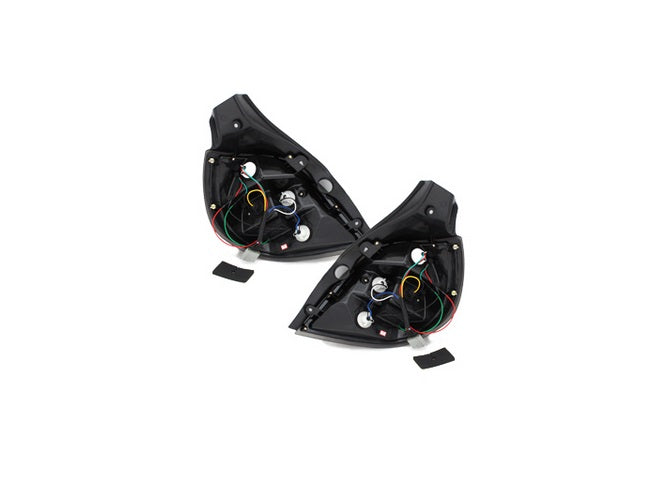 RENAULT CLIO III 2005-2009 PAIR OF REAR LIGHTS LED RED SMOKE TUNING