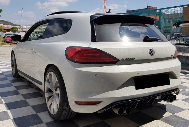 VW SCIROCCO 2015-2017 REAR BUMPER DIFFUSER RLINE LOOK