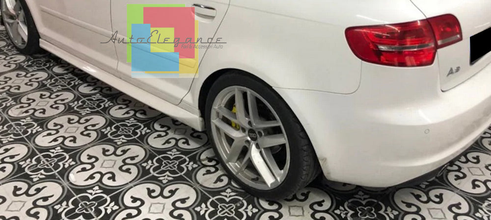 SIDE SKIRTS AUDI A3 8P 5 DOORS 05-12 SPORTBACK LOOK S-LINE S3 ABS