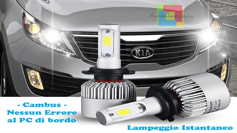 LED HIGH BEAM LAMPS KIA SPORTAGE 2010+ INSTANT FLASH 6000K