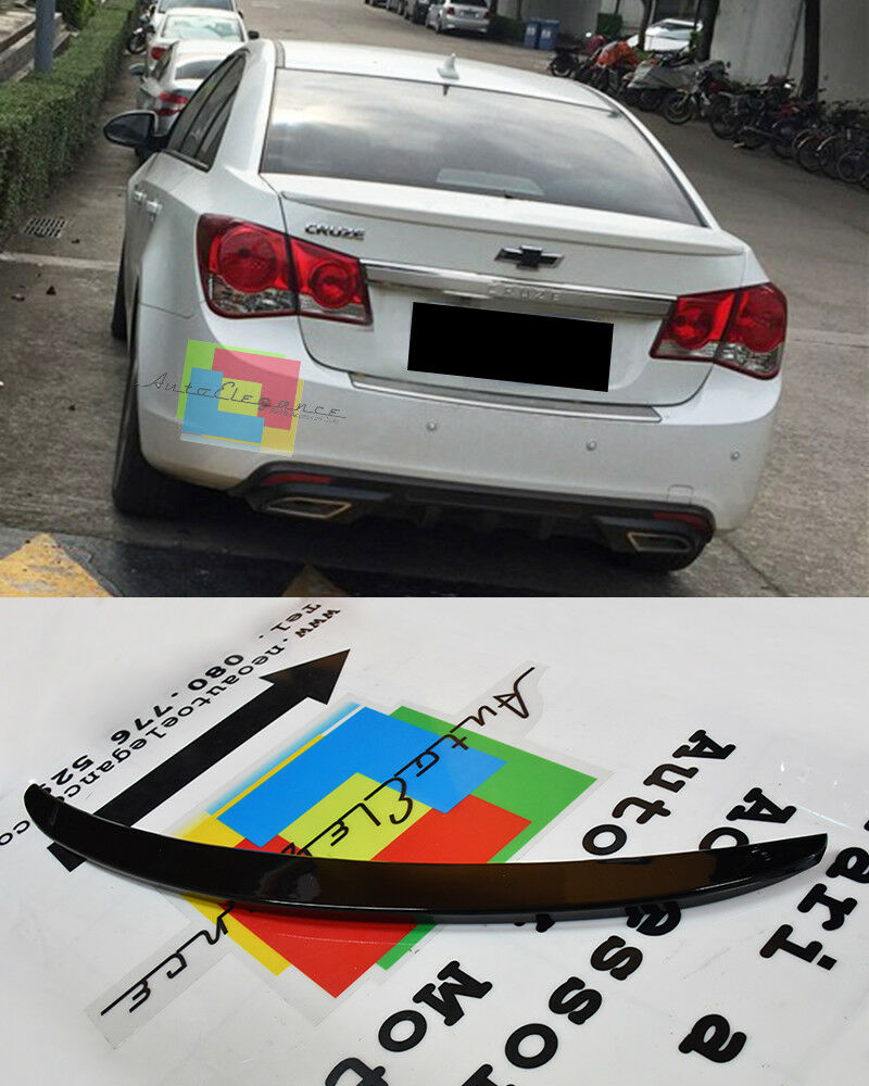 SPOILER POSTERIORE IN ABS SUL COFANO PER CHEVROLET CRUZE 2010-2013 BERLINA -