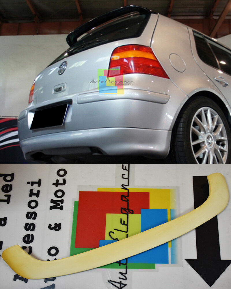 SPOILER POSTERIORE SUL TETTO VW GOLF 4 1997-2005 ALETTONE LOOK GTI GTD -.