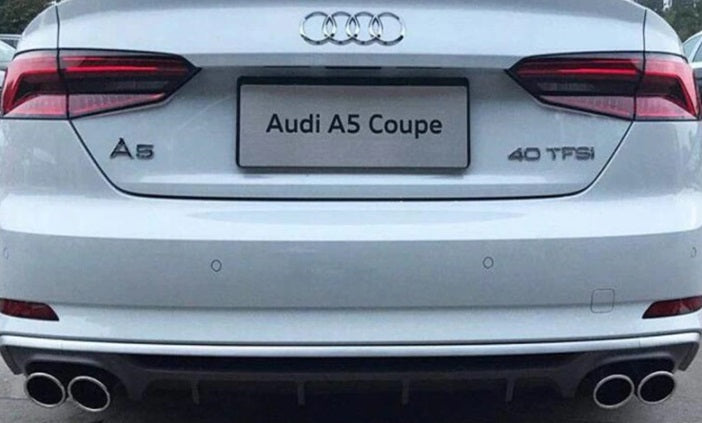 S5 REAR DIFFUSER UNDER BUMPER AUDI A5 SPORTBACK COUPE 2015+ SLINE