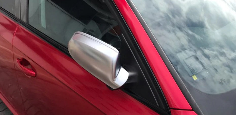 AUDI A4 B8 2012-2015 COPERTURE SATINATE SPECCHI - CALOTTE SPECCHIETTI LOOK SLINE AUTOELEGANCERICAMBI