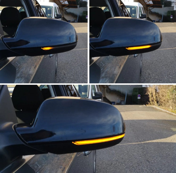 AUDI A3 8P 2010-2013 FRECCE LED DINAMICHE PER SPECCHI LATERALI LOOK FUME AUTOELEGANCERICAMBI