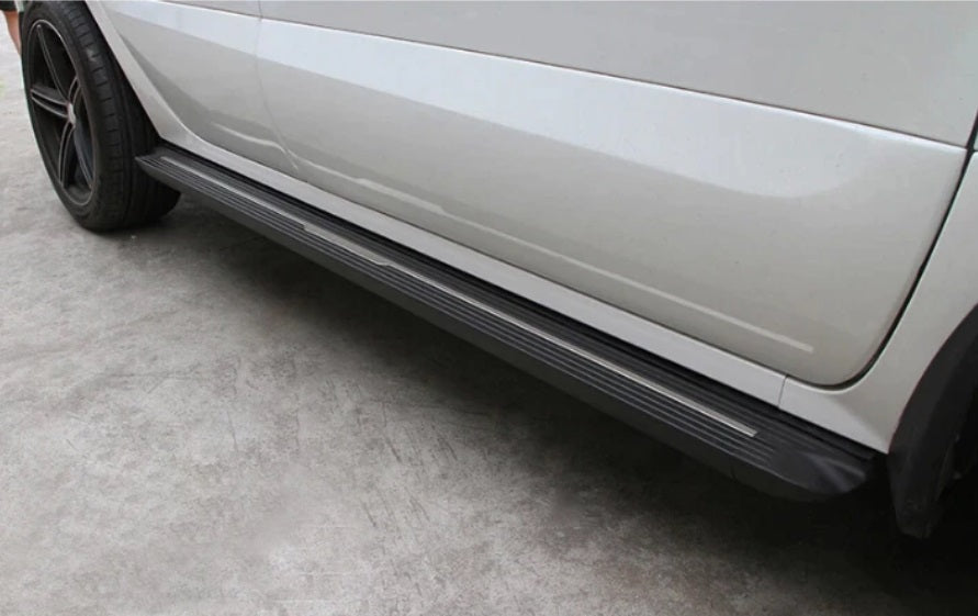 RENAULT KOLEOS II 2016-2021 SPORTS SIDE STEPS UNDER DOOR BLACK