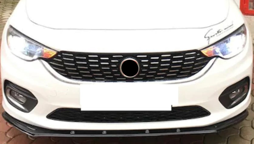 FIAT TIPO LABBRO SOTTO PARAURTI ANTERIORE ABS / PLASTIC SPLITTER NERO LUCIDO