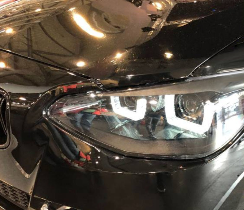 OSRAM BMW SERIE 1 F20 F21 2011-2015 FARI ANTERIORI ANGEL EYES BIANCHI LED