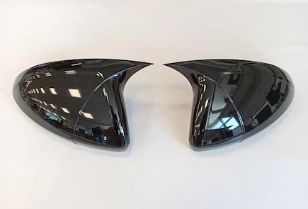OPEL ASTRA K CALOTTE ADESIVE SPECCHI SPECCHIETTI RETROVISORI NERO LUCIDO