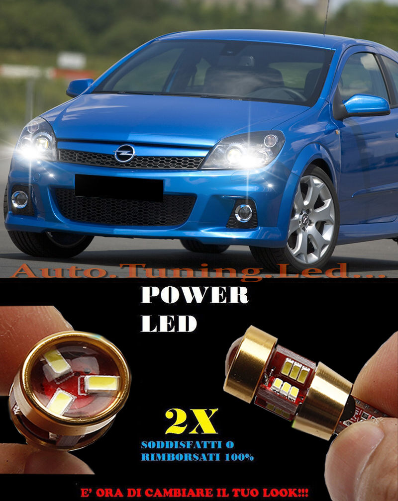 LUCI POSIZIONE OPEL ASTRA H GTC COMBI CANBUS T10 BIANCO 27 LED SUPER QUALITA