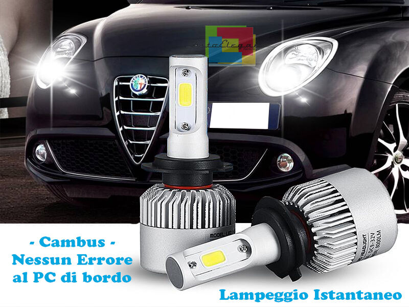 LAMPADE ANABBAGLIANTI LED ALFA ROMEO MITO ISTANTANEO 6000K ..-.