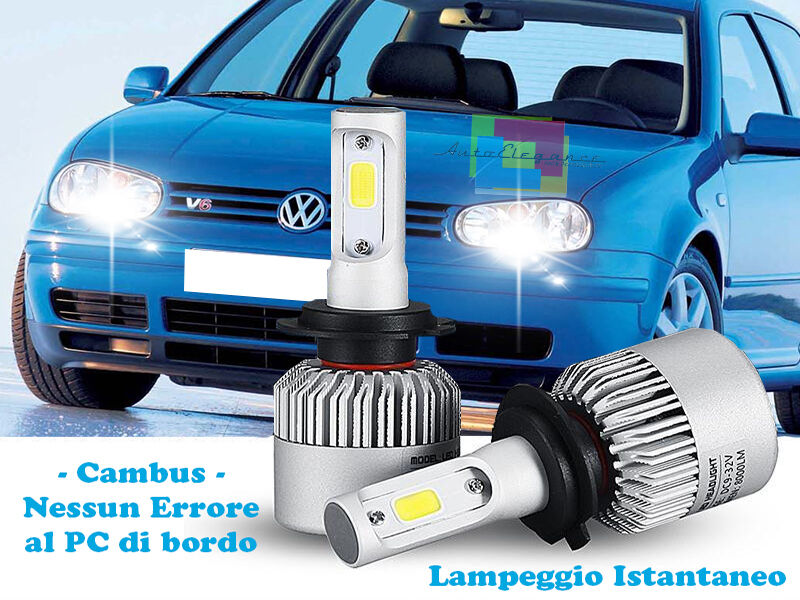 LAMPADE FENDINEBBIA A LED CREE VW GOLF 4 1997-2004 CAMBUS BIANCO GHIACCIO