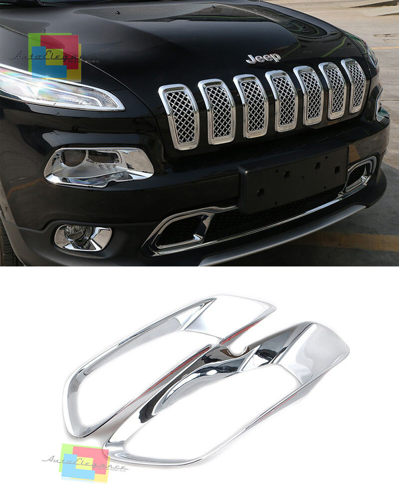 PALPEBRE CONTORNO FARI IN ABS JEEP CHEROKEE 2014+ SATINATO DESIGN SPORTIVO