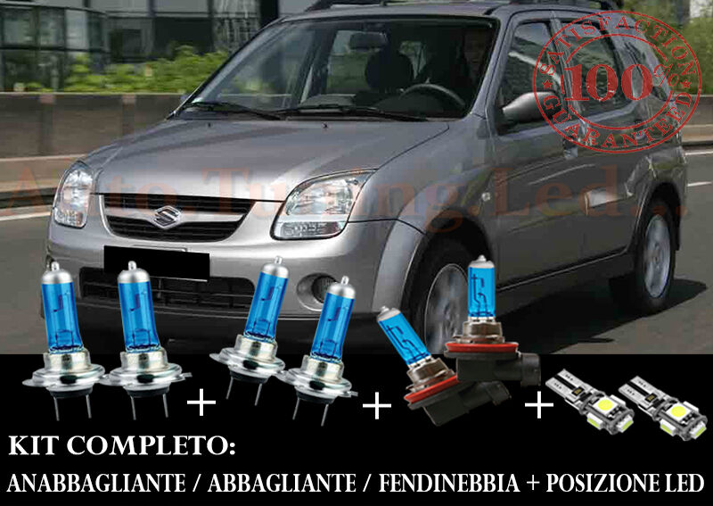 SUZUKI IGNIS 2003-2008 COMPLETE SET BLUE XENON LAMPS + LED POSITION