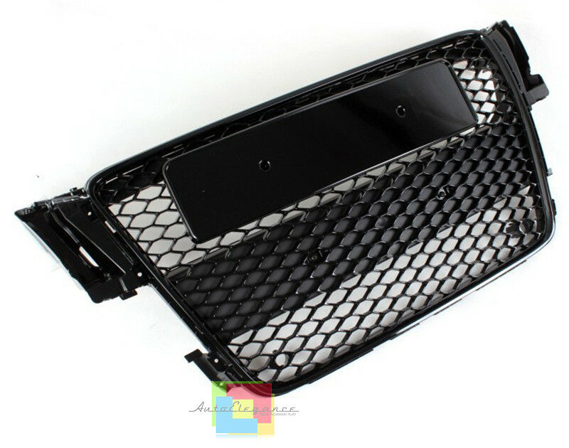 GRIGLIA ANTERIORE AUDI A5 2007-2011 CALANDRA LOOK RS5 NERA NIDO D'APE