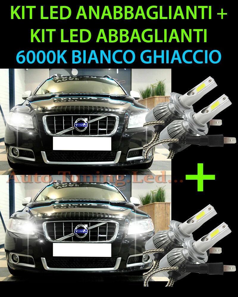 KIT LED LAMPADE ABBAGLIANTI & ANABBAGLIANTI PER VOLVO V70 2007-2015 -.