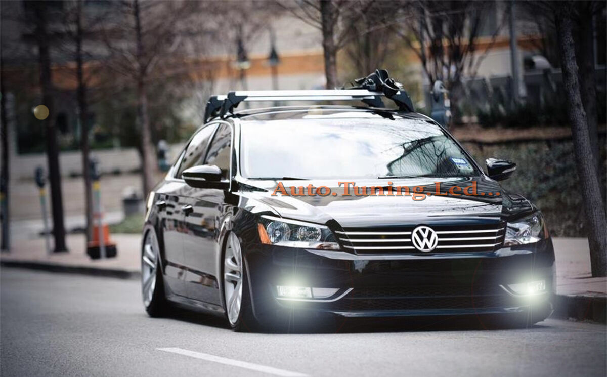 H8 LED FOG LIGHTS CREE RESISTANCE CANBUS 6000K VW PASSAT B7 05+