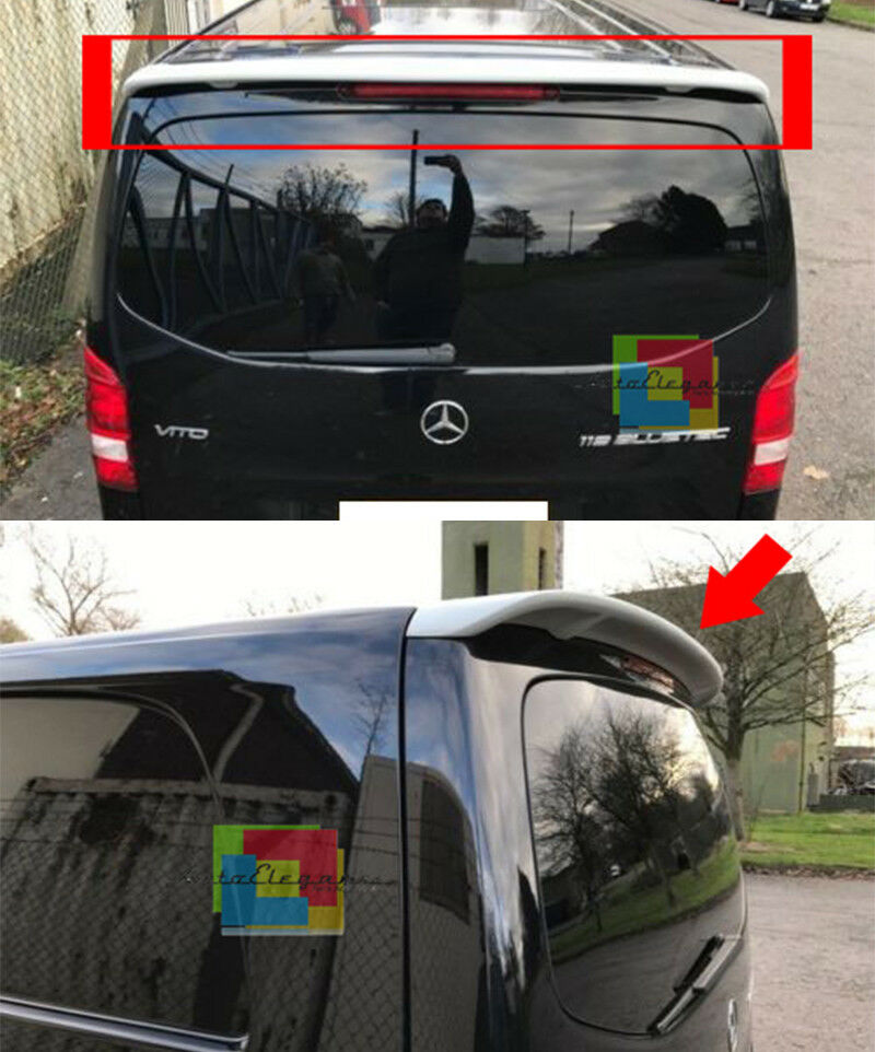 SPOILER POSTERIORE SUL TETTO MERCEDES VITO W447 2014 IN POI LOOK SPORTIVO