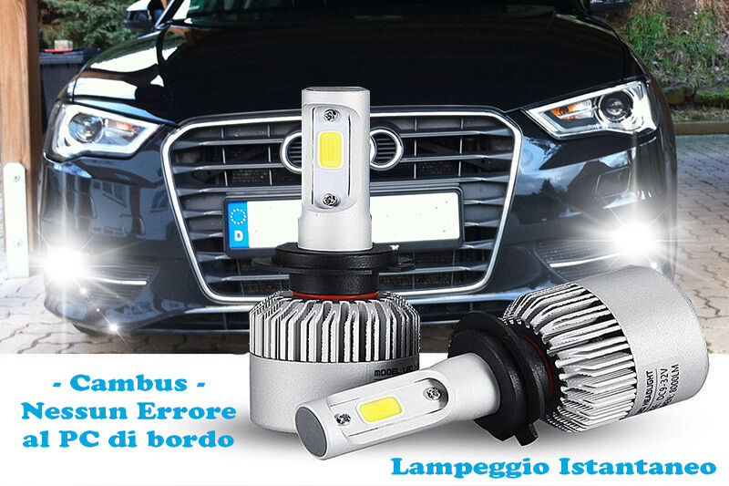 LAMPADE FENDINEBBIA A LED CREE AUDI A3 8V 2012+ CAMBUS BIANCO GHIACCIO