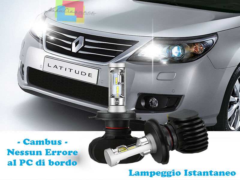 LAMPADE ABBAGLIANTI LAMPEGGIO ISTANTANEO LED RENAULT LATITUDE 2010+ CREE