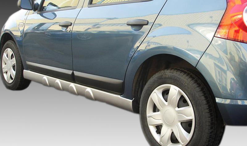 DACIA SANDERO I 2008-2012 MINIGONNE LATERALI SOTTO PORTA IN ABS AUTOELEGANCERICAMBI