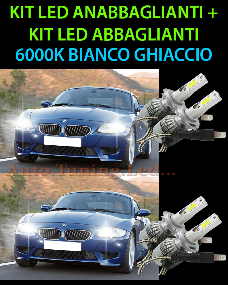 KIT LED LAMPADE ABBAGLIANTI & ANABBAGLIANTI PER BMW Z4 2003-2009 -.