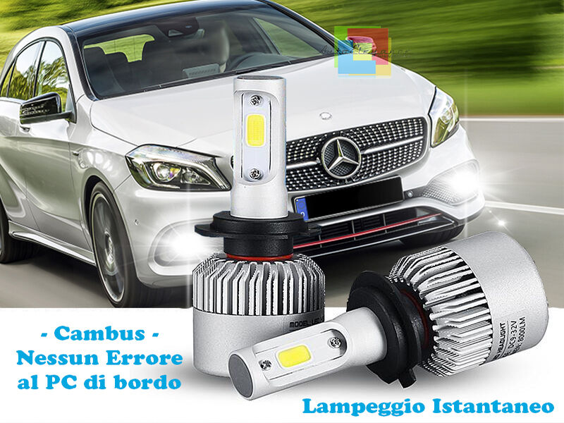 LAMPADE FENDINEBBIA A LED CREE MERCEDES CLASSE A W176 CAMBUS BIANCO GHIACCIO