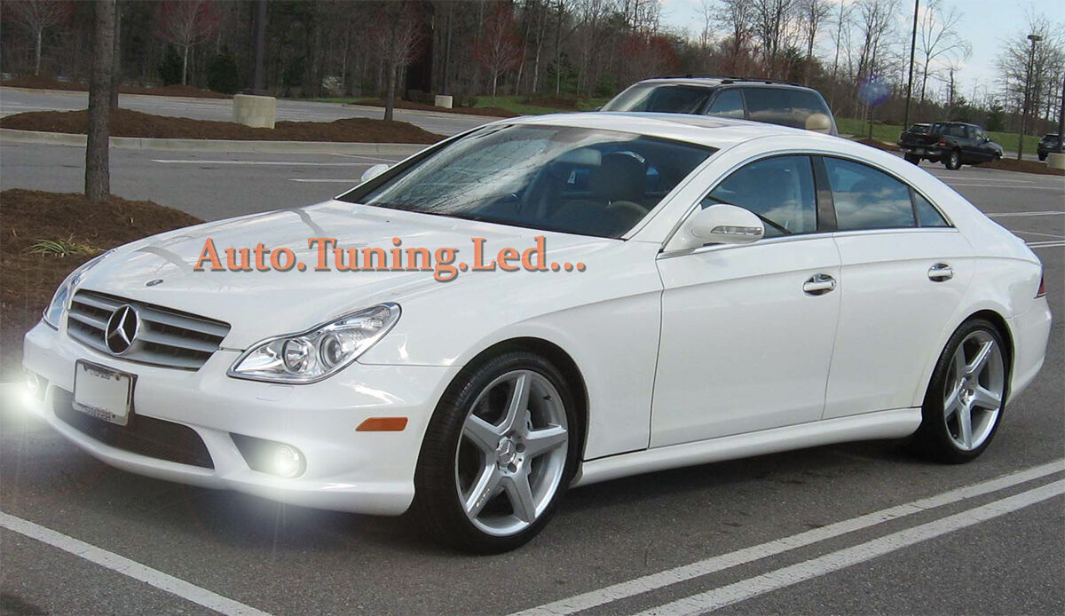 LAMPADE FENDINEBBIA H8 LED CREE RESISTENZA CANBUS 6000K MERCEDES CLS 2005 IN POI